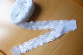 Alte Spitzen weiss - Restenpreis für 4.80 Meter
