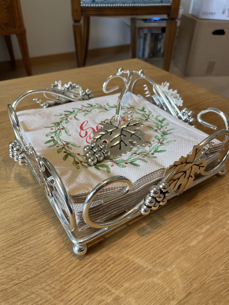 Bestecksets: Serviettenhalter Traubenmuster – Gebraucht aus Bern von roa80 2