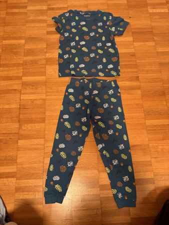 Lupilu Schlafanzug Set Gr. 110/116, Herbstmuster, Top!