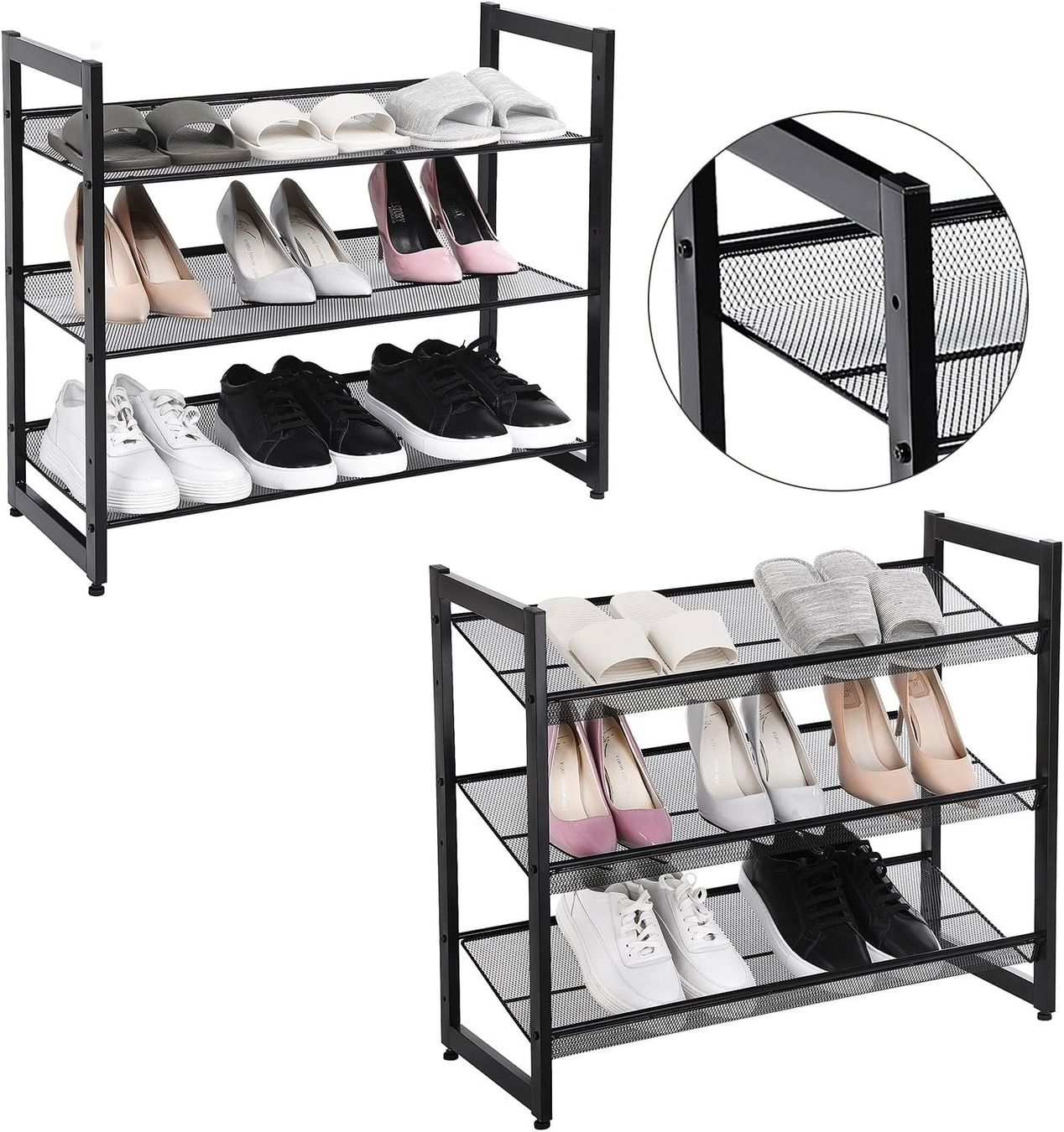 Guardaroba: 3 Ebenen Metall-Schuhregal – Nuovo e nell'imballaggio originale da Nuglar venduto da SaleRitter 3