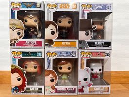 FUNKO POP Star Wars Wonder Woman Frozen Fairytail Aquaman
