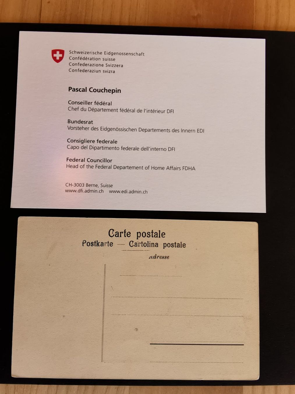 Autogramme: Autogramm  Couchepin   Bundesrat – Gebraucht aus Rheineck von kat_7gld 1