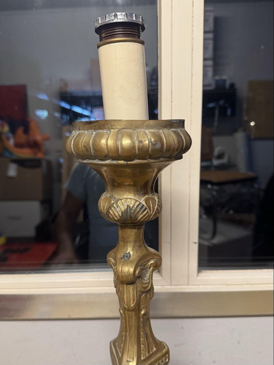 Lampen: Tischlampe Messing antik  – Gebraucht aus Schlieren von Freundlich02 3