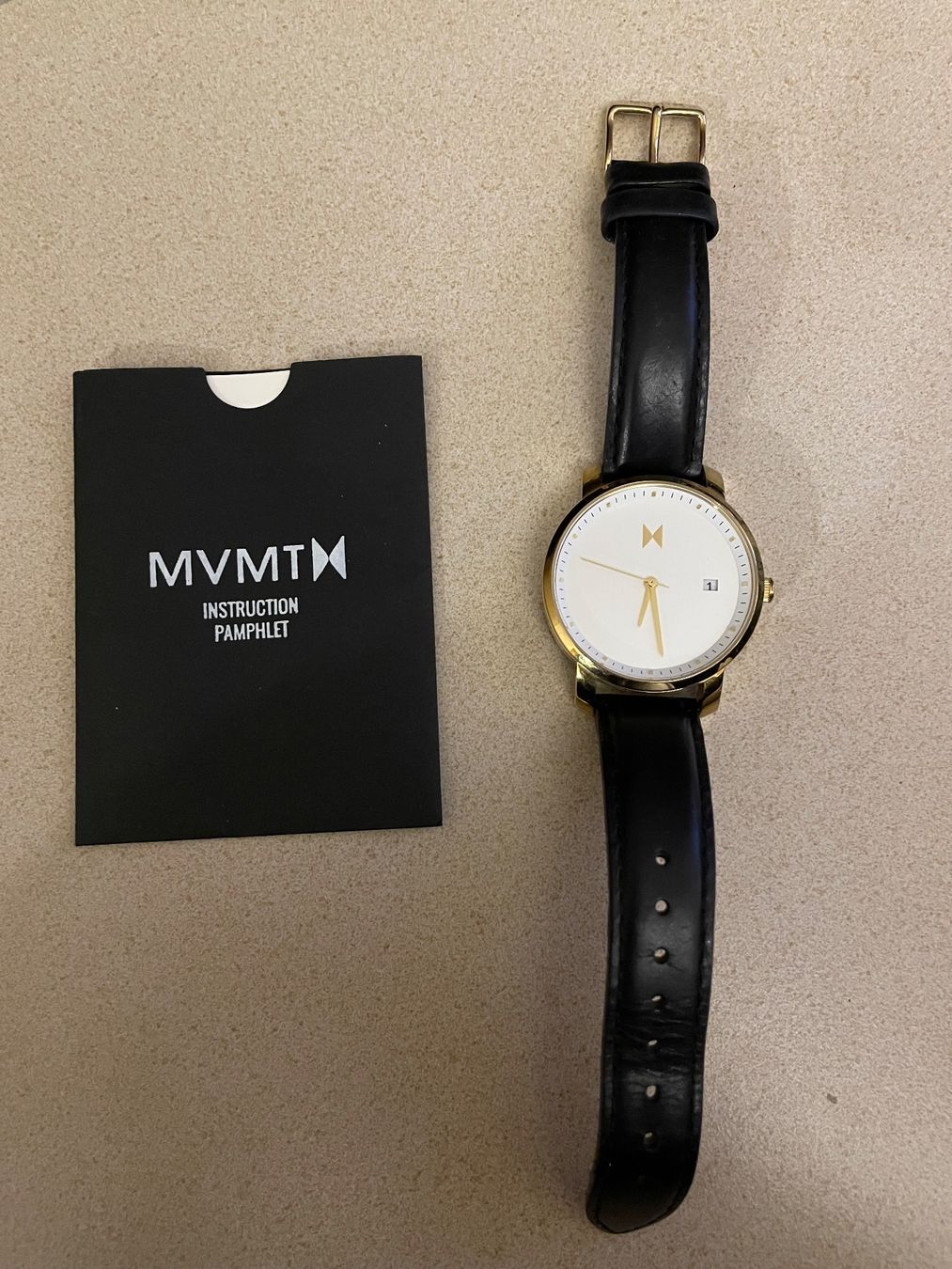 Orologi: MVMT Gold/Black Leather | 38MM – Usato da Nyon venduto da Alex017 1