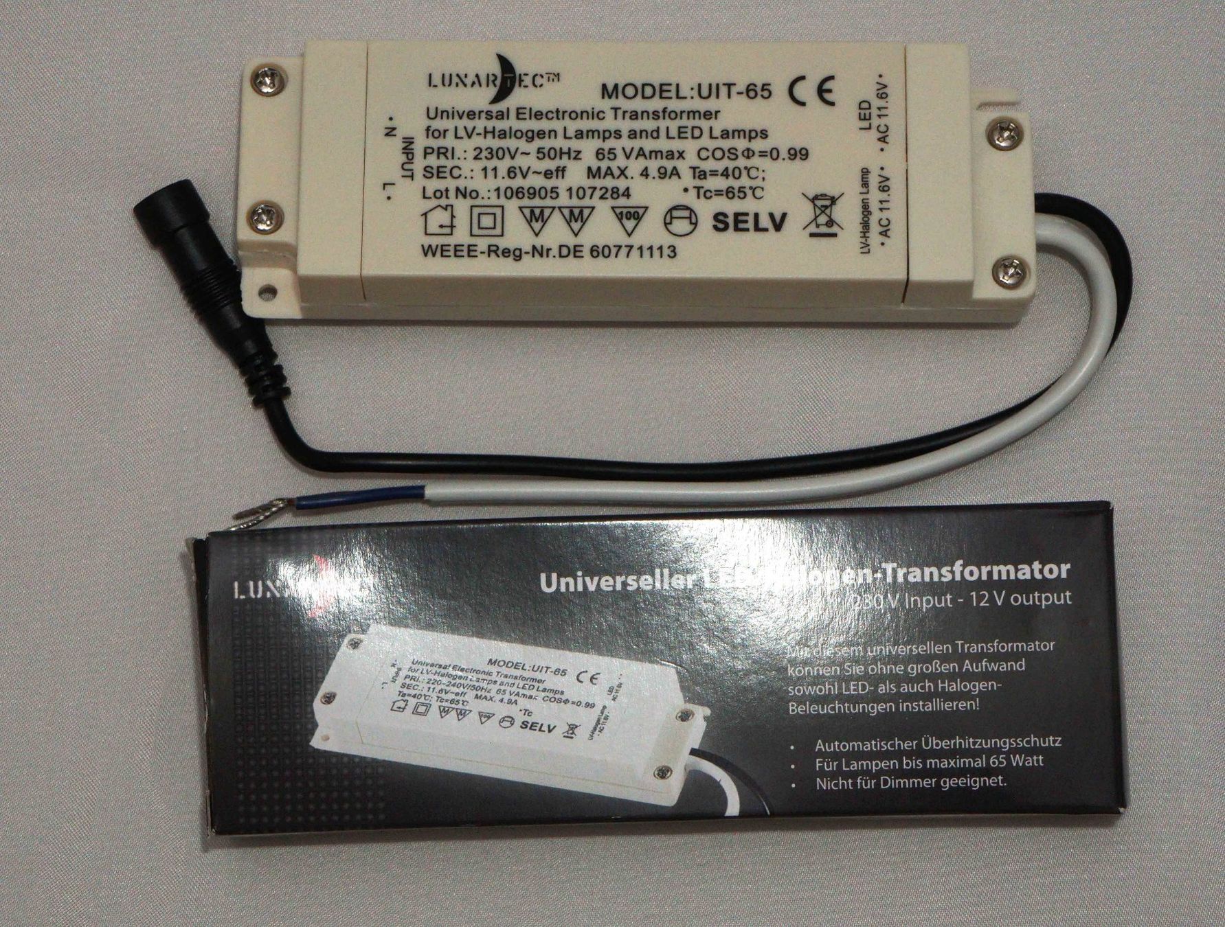Componenti elettronici: Transformator NC-6140 für LED + 3 Splitter S6V – Nuovo (secondo la descrizione) da St. Gallen venduto da Acer0110 7