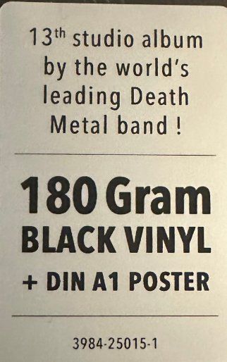 Dischi in vinile: Cannibal Corpse - A Skeletal Domain - Vinyle Limited Edition – Usato da Etoy venduto da vin_hss9 2