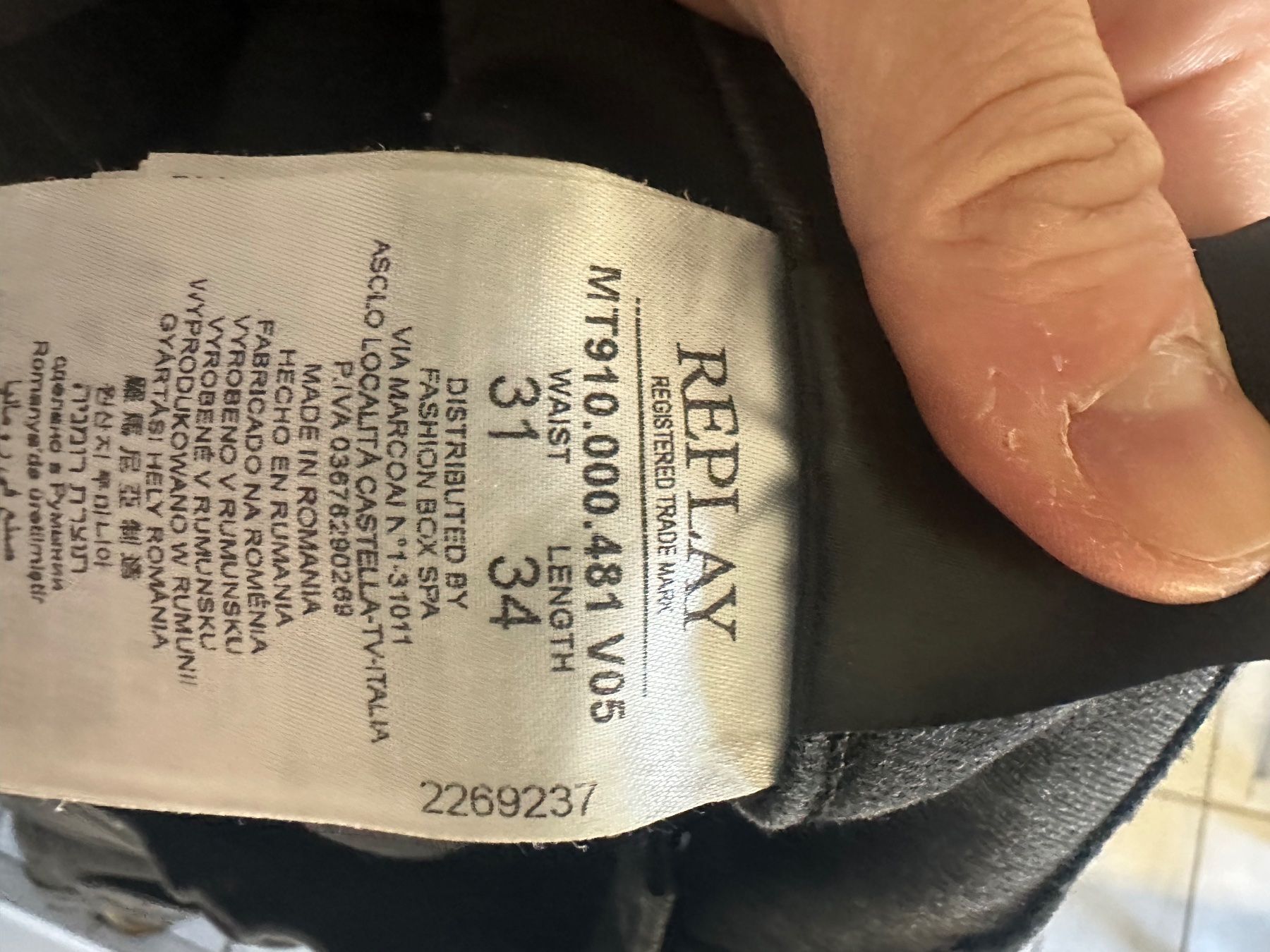 Replay Jeans: Replay Swing Motorradjeans – Nuovo (secondo la descrizione) da Bern venduto da mic_tlr9 1