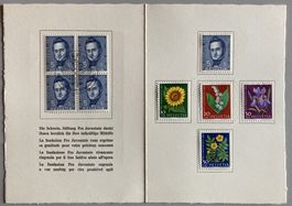 Pro Juventute Geschenkheft 1961 limitierte Auflage 189/1500