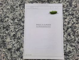 Merkblatt für die Bedienung des Mehrkanalgerätes MK-6/2 df