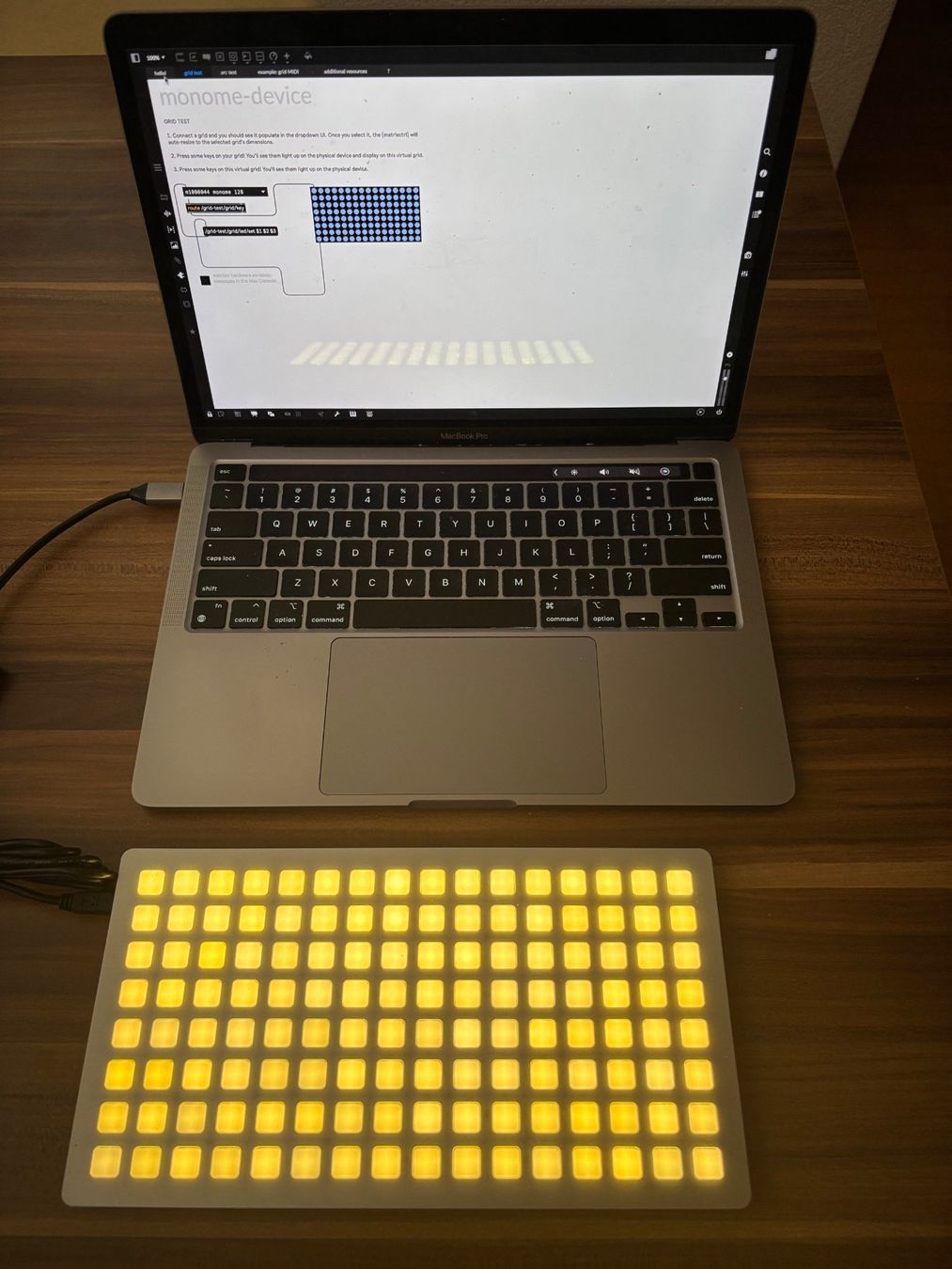 Instruments de musique: Monome 128 Grid (Variable Light) – Mint Condition – D'occasion à Untersiggenthal par WiseFool 6