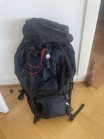Rucksack HAUTE ROUTE 65+ CORDURA schwarz/blau guter Zustand