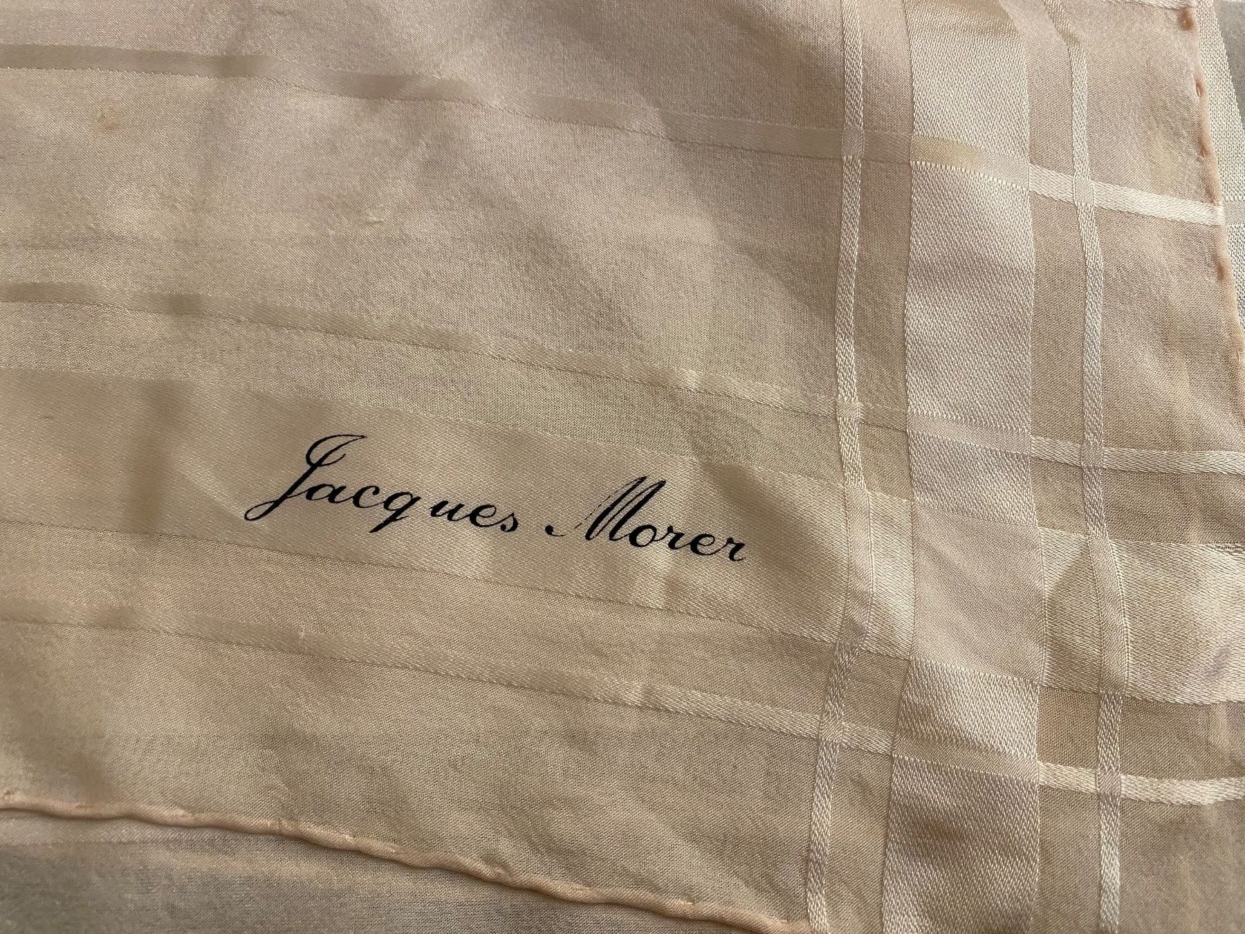 Foulard & Sciarpe: Jacques Morer Seideschal / Foulard rosa – Usato da Pratteln venduto da a23_j2gs 2