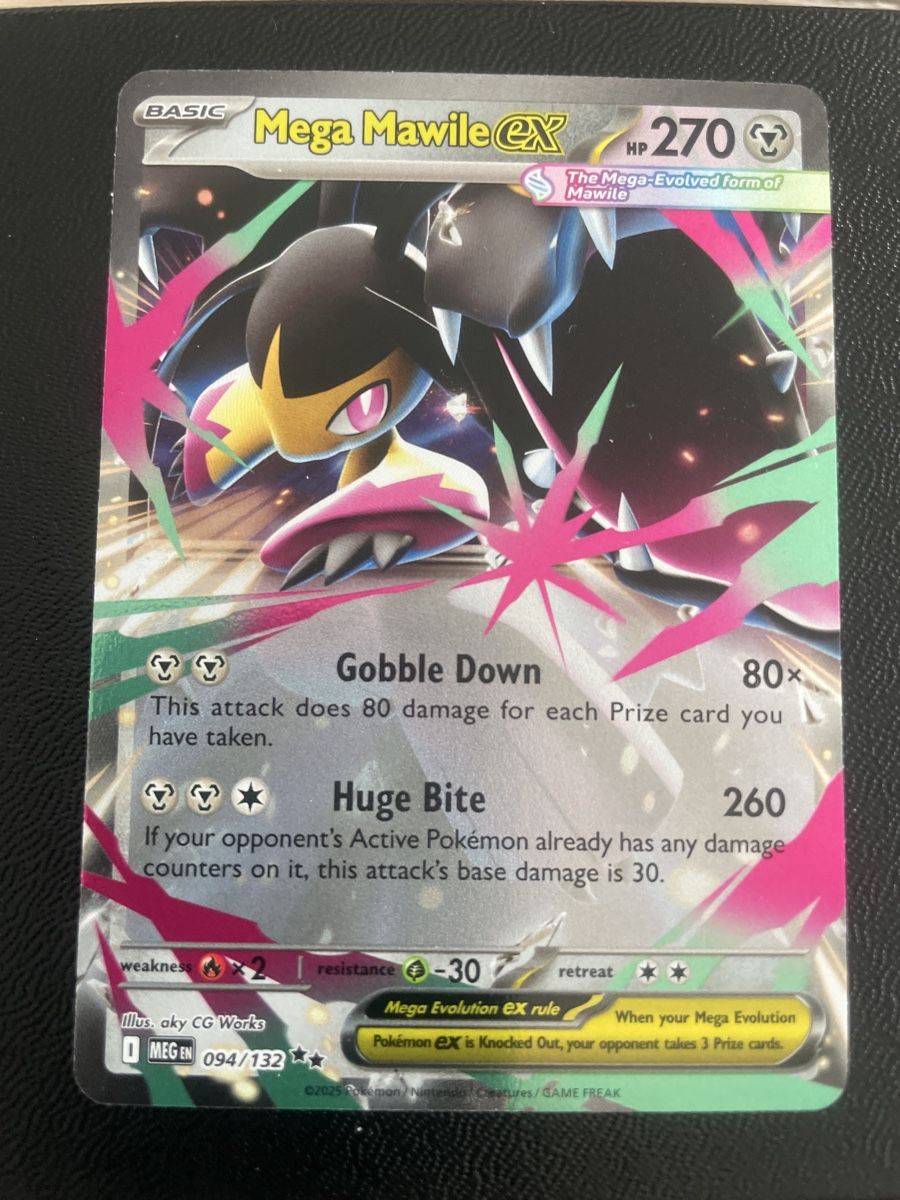 Pokémon Carte collezionabili: Pokemon Mega Mawile ex Mega Evolution  094/132 EN – Nuovo (secondo la descrizione) da Bellach venduto da Pokemam