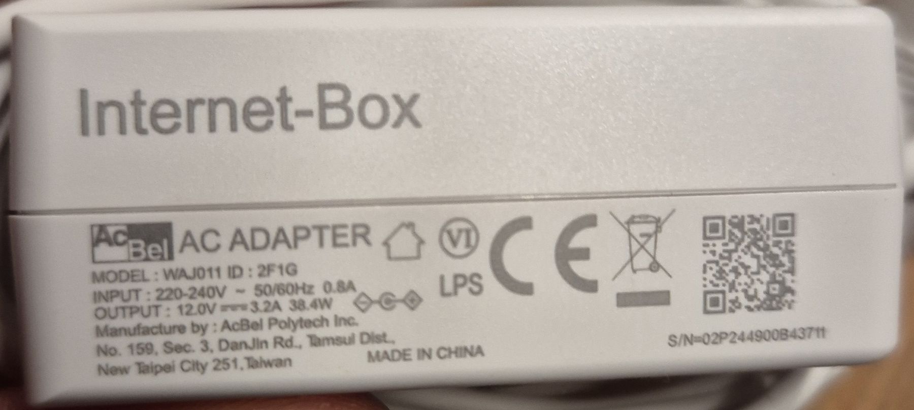 Caricabatterie: Original Internet-Box Stromadapter, Neuwertig! – Usato da Halten venduto da GiMu.84 3
