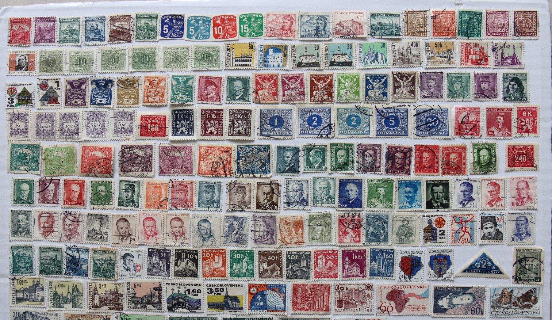 Tutti i francobolli: Briefmarken aus Tschechoslowakei – Usato da Oberentfelden venduto da lakipul 1