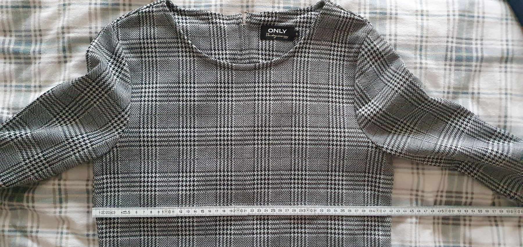 Only Vestiti: ONLY Kleid im Hahnentrittmuster - Gr. S – Usato da Bern venduto da fede736 4
