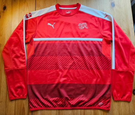 Trainingsoberteil Schweiz Puma Gr. XL Schweizer Fussball
