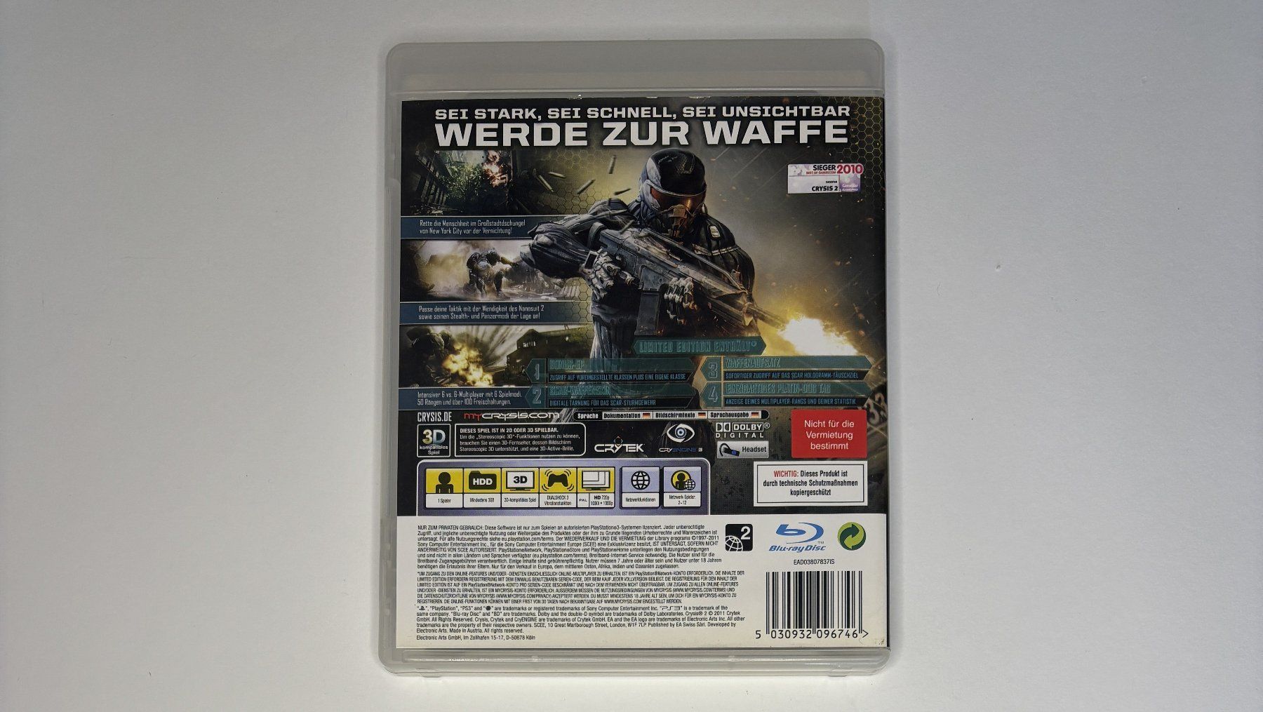 Spiele: PS3 - Crysis 2 – Gebraucht aus Allschwil von Bullach 2