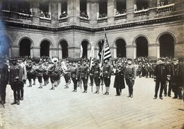Orig. Photo, 1. Weltkrieg, ca.1915, Ankunft Amerikaner
