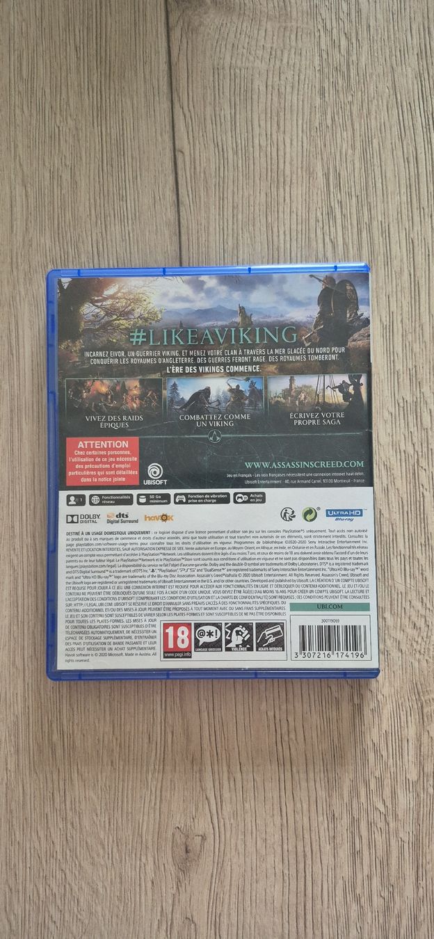 Giochi: Assassin's creed Valhalla -PS5 – Usato da Thônex venduto da Sebabastien 2