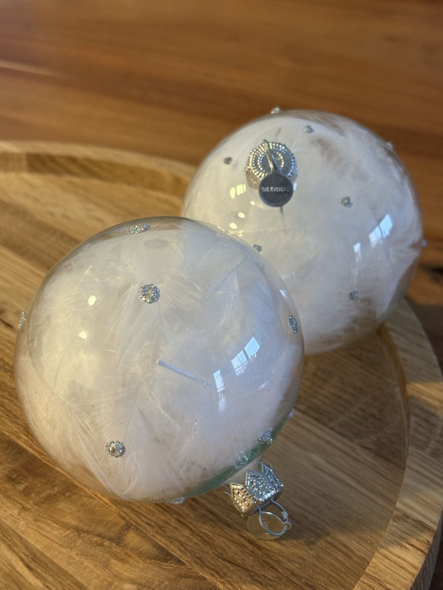 Globus Tutte le decorazioni: Christbaumkugeln mit Federn – Nuovo (secondo la descrizione) da Meilen venduto da Harley. 4