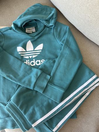 Adidas Trainingsanzug grün gebraucht 130