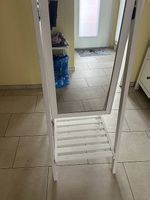 Standspiegel mit Ablage von Ikea weiss