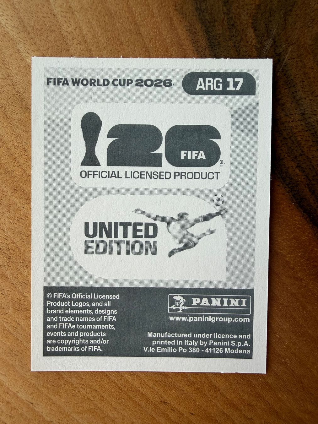 Panini Carte collezionabili: PANINI WM 26 Sticker / Messi ARG 17 – Nuovo (secondo la descrizione) da Stäfa venduto da Mpower0 1
