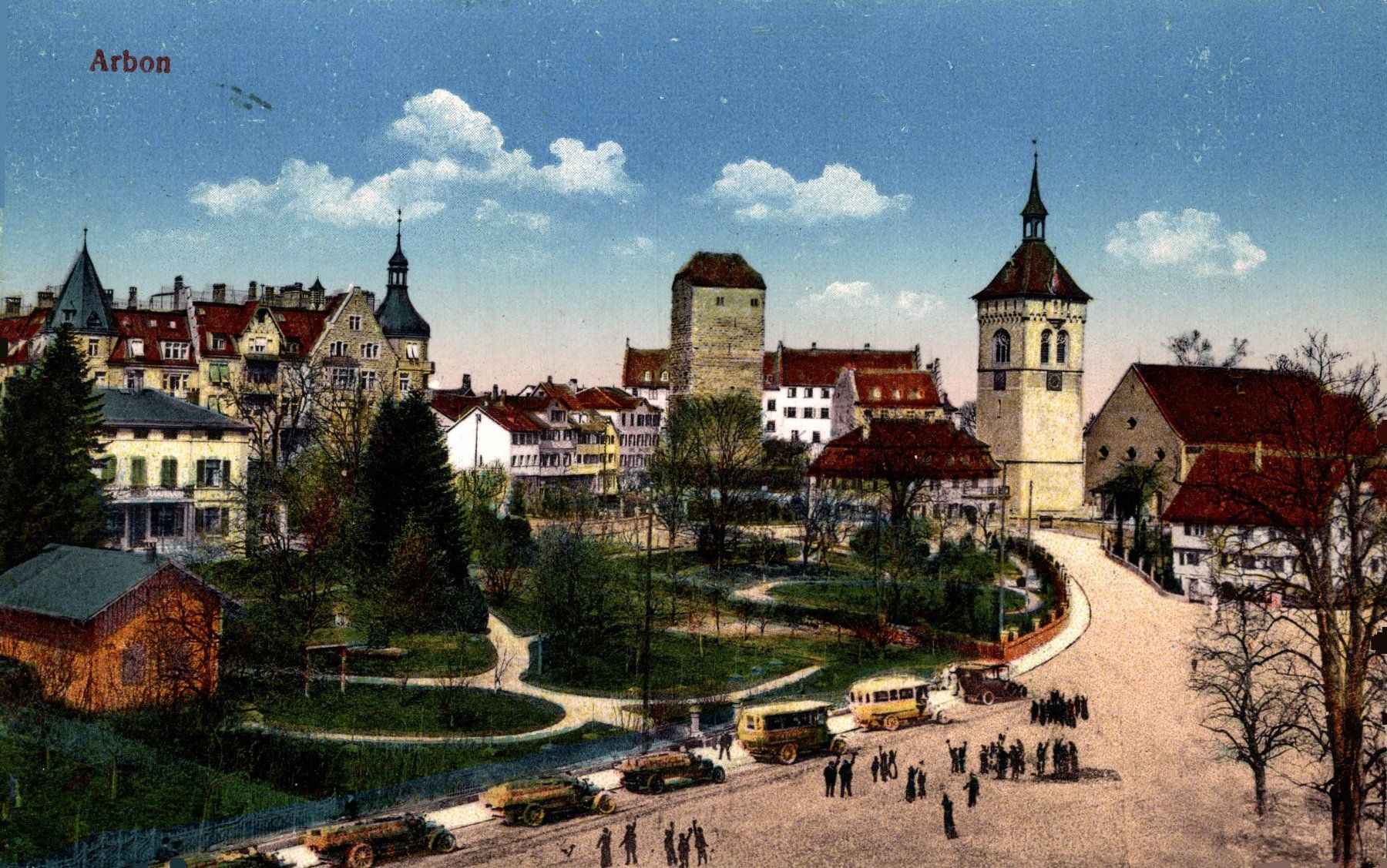 Cartes postales: Arbon. Schloss, Quaianlage – D'occasion à Bronschhofen par Astore