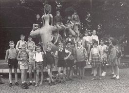 Zürich Platzspitz, zwei Privatbilder einer Schulklasse 1961