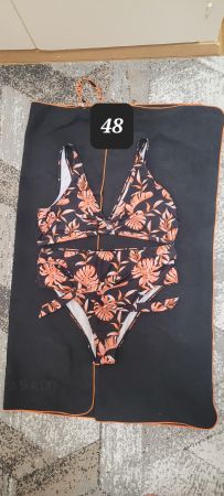 Maillot baine/48/Neuf &  Microfibre Serivette 170×110