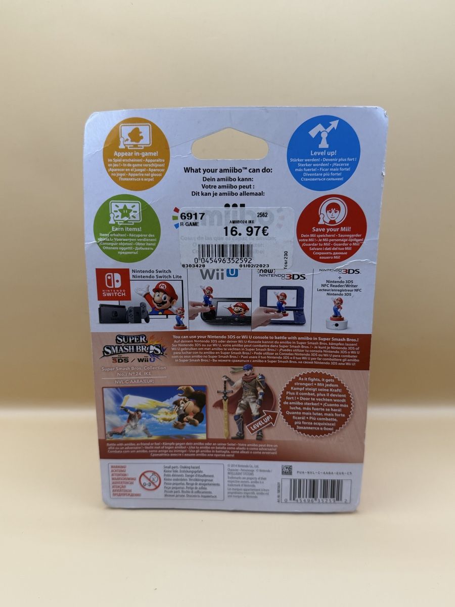 Giochi: Amiibo Ike Super Smash Bros. No.24 OVP – Nuovo (secondo la descrizione) da Genève venduto da sho_67qj 1