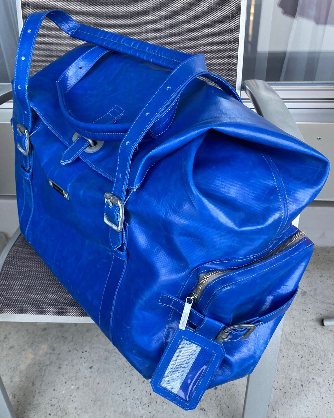 Freitag Borse: Freitag Reference R516 Hilten Weekender-Tasche - blau – Usato da Bern venduto da Mimmo00 6