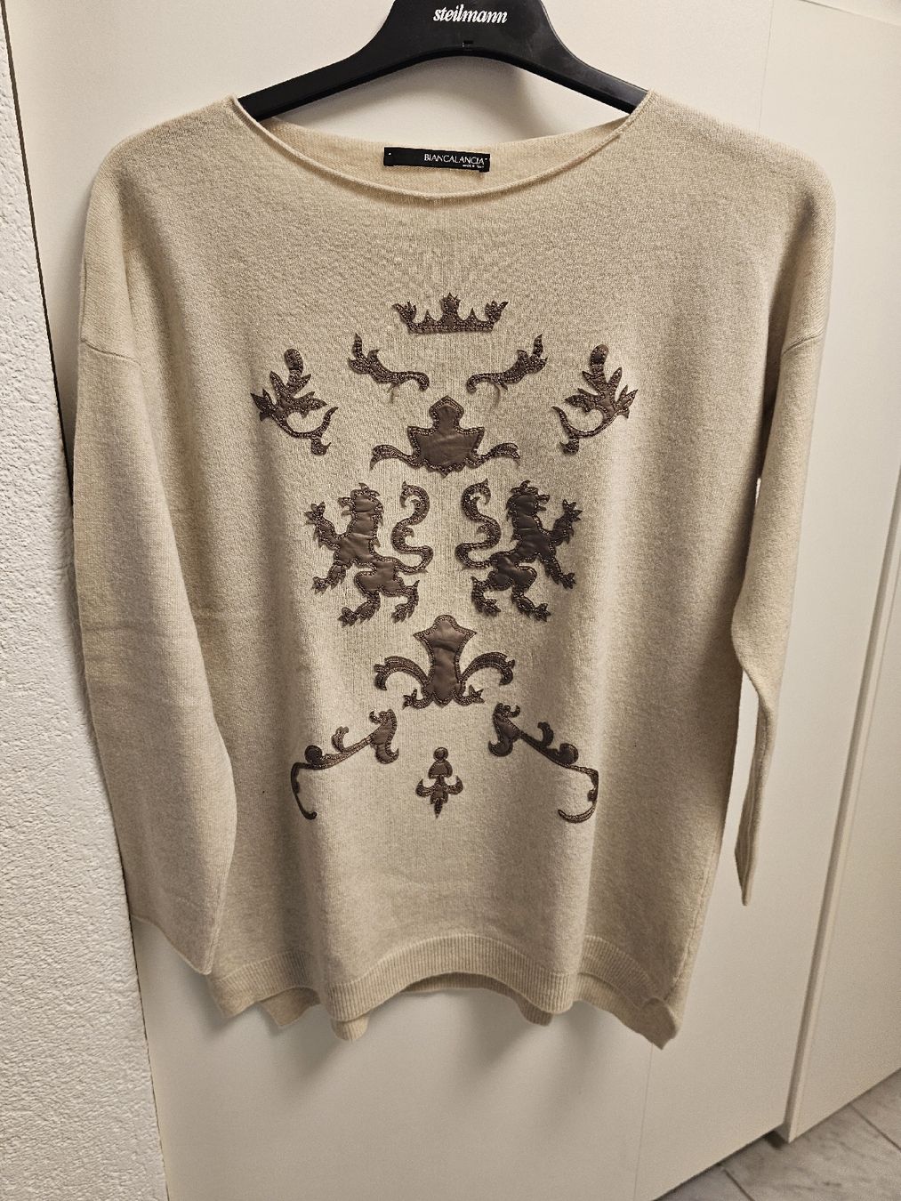 Maglioni & Felpe: Cashmere-Mix Pullover, Gr. 48, Beige, Cashmere-Mix – Nuovo e nell'imballaggio originale da Oensingen venduto da topangebot10