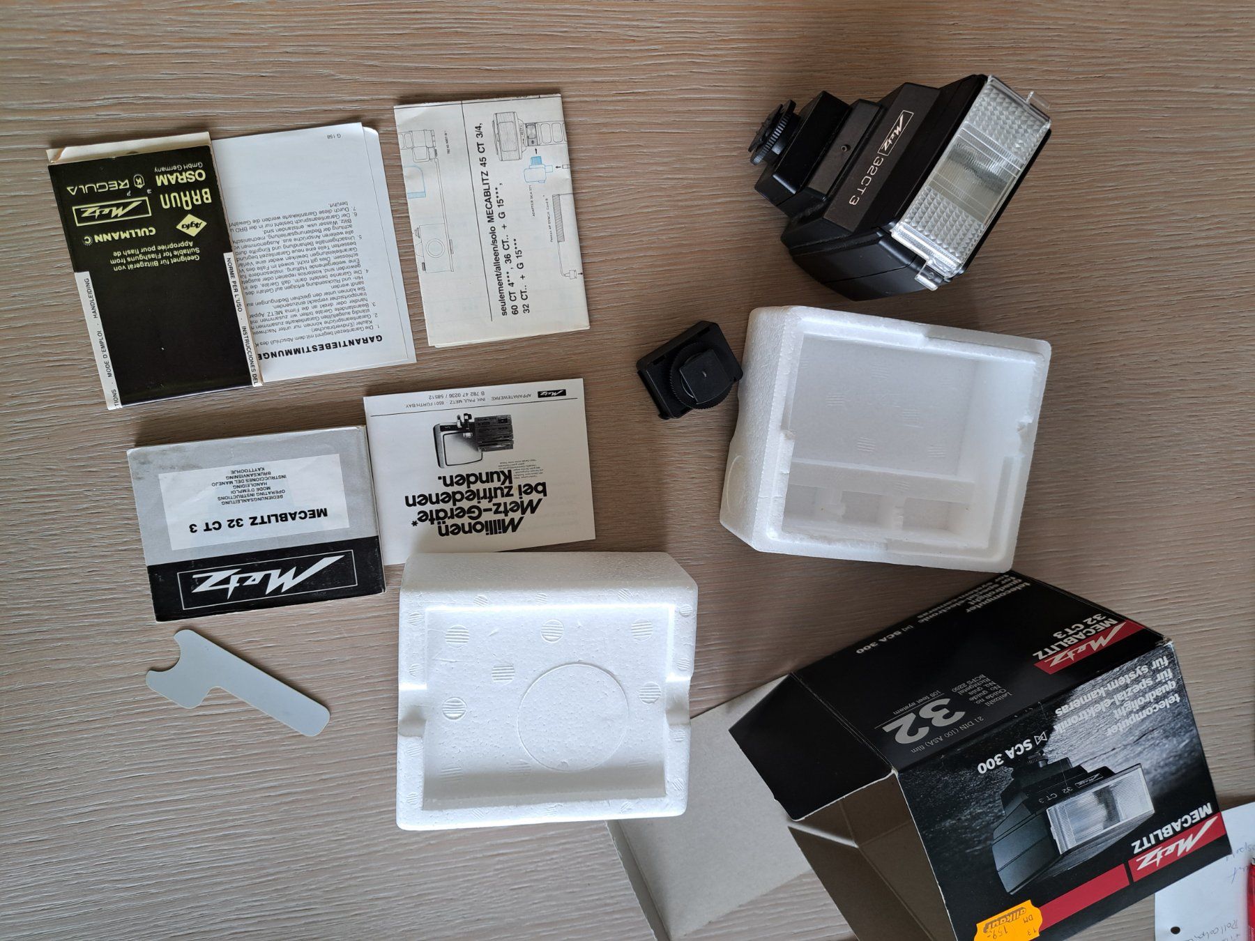 Mecablitz Flash: Metz Mecablitz 32 CT 3 Blitzgerät - mit Original Verpackung – Usato da Bazenheid venduto da derdelorean01 2