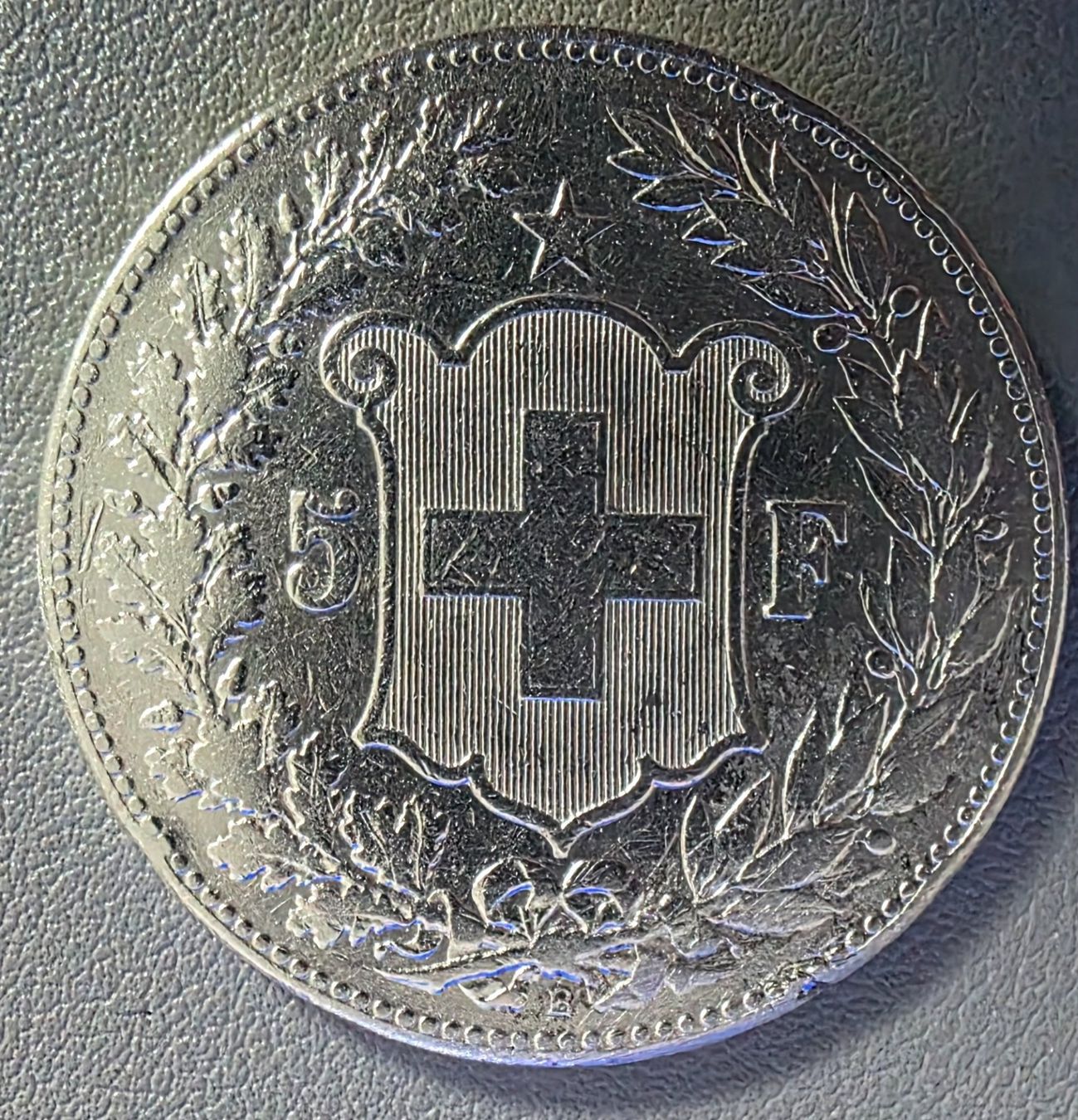 Alle Münzen: 5 Fr. 1890 - 25 gram – Gebraucht aus Niederuzwil von 262305 1