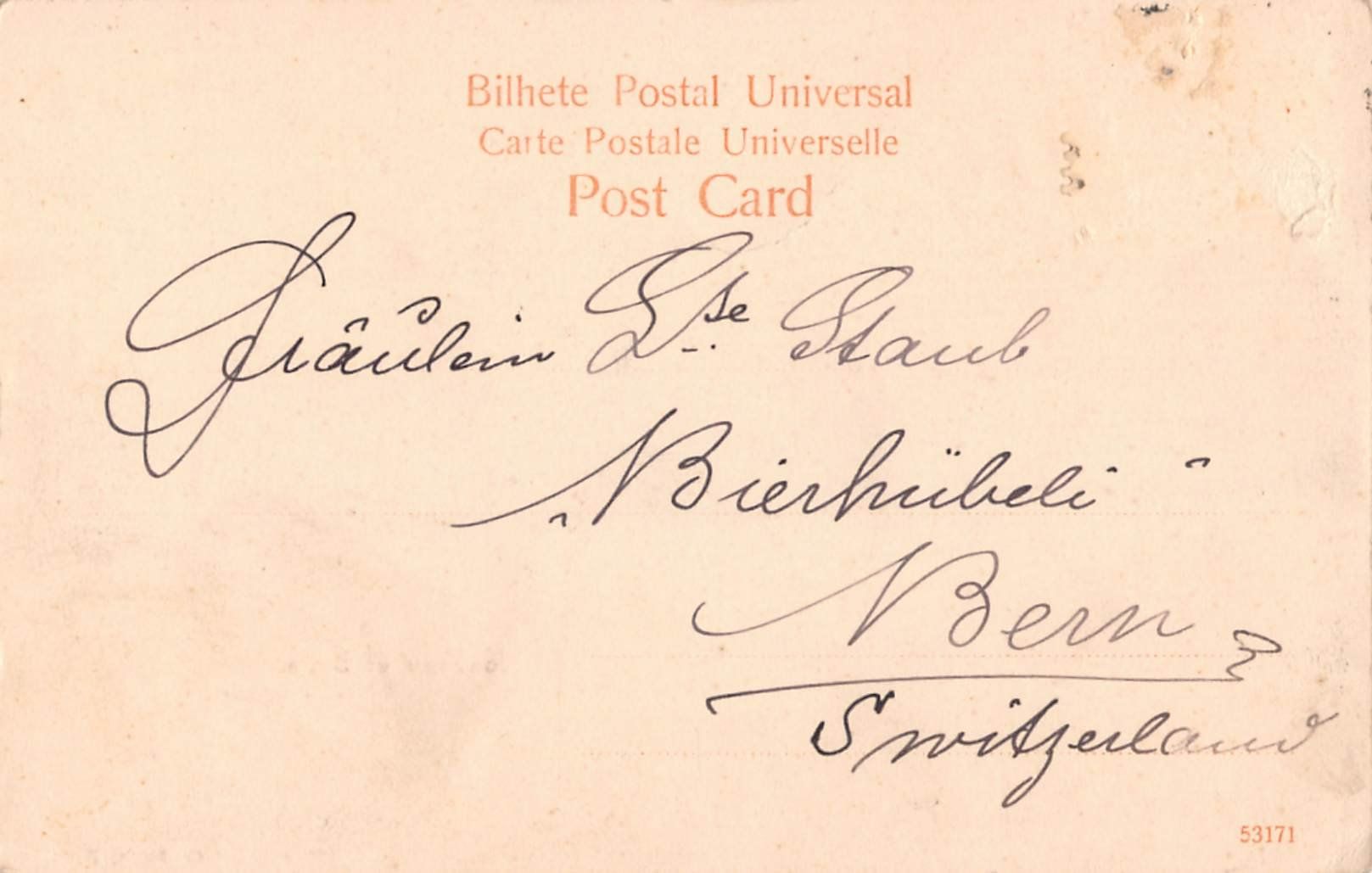 Ansichtskarten: Gruss aus BEIRA - uralte Postkarte – Gebraucht aus Winterthur von SchatzchischtliWinti 1