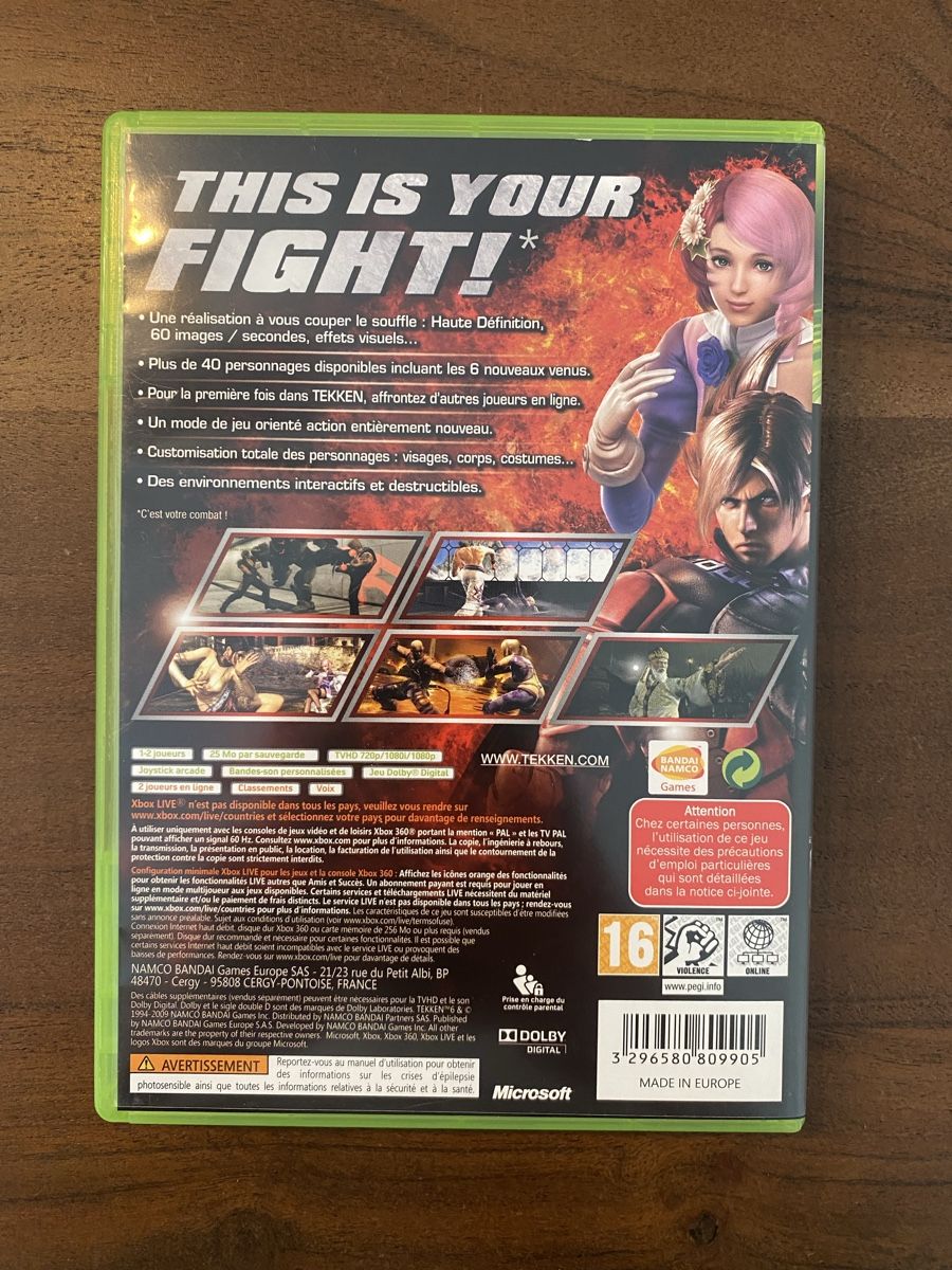 Microsoft Giochi: Tekken 6 für Xbox 360 – Usato da Thunstetten venduto da Virus_33 2