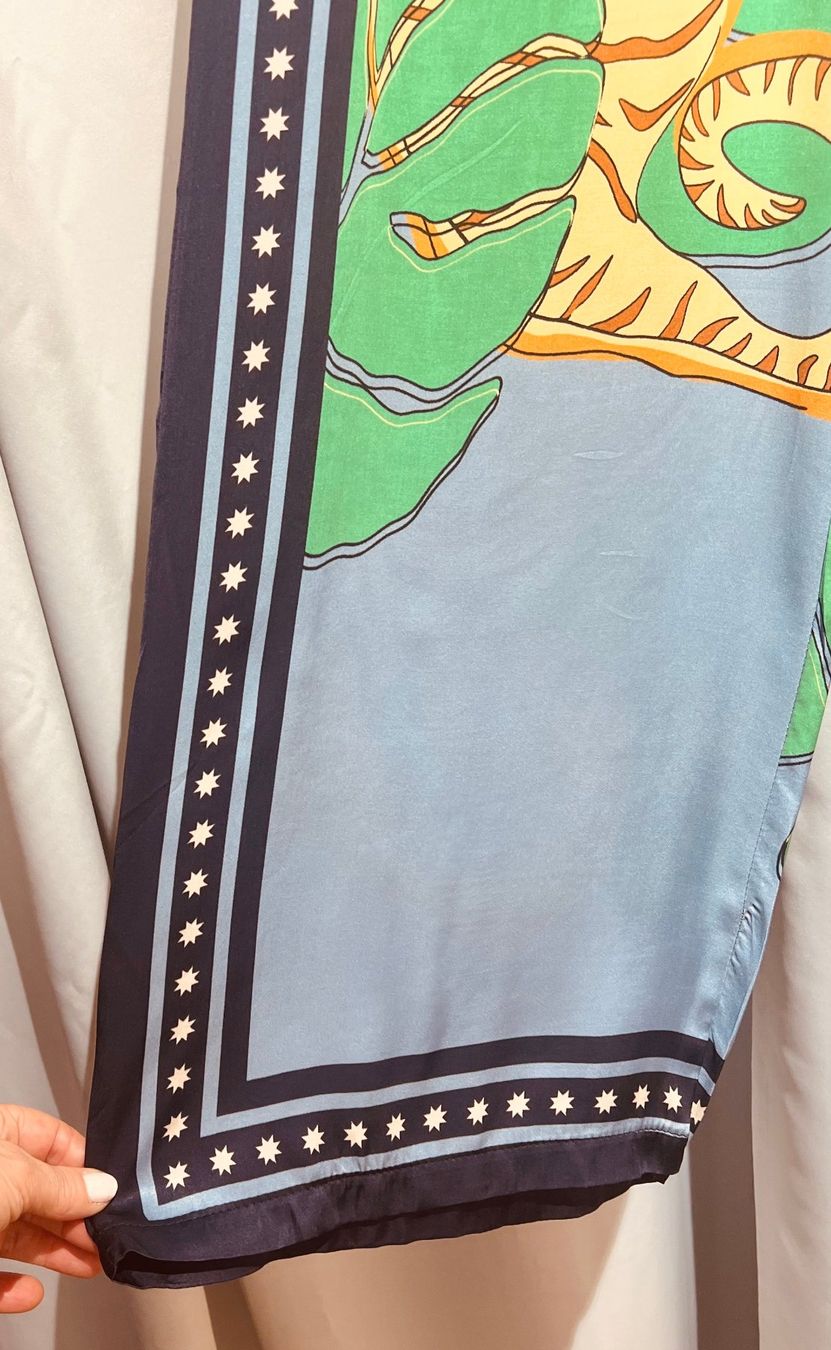 Blusen: Gerade fallende "Tigerbluse" mit Seide – Neu und originalverpackt aus Zürich von Naebeli 4