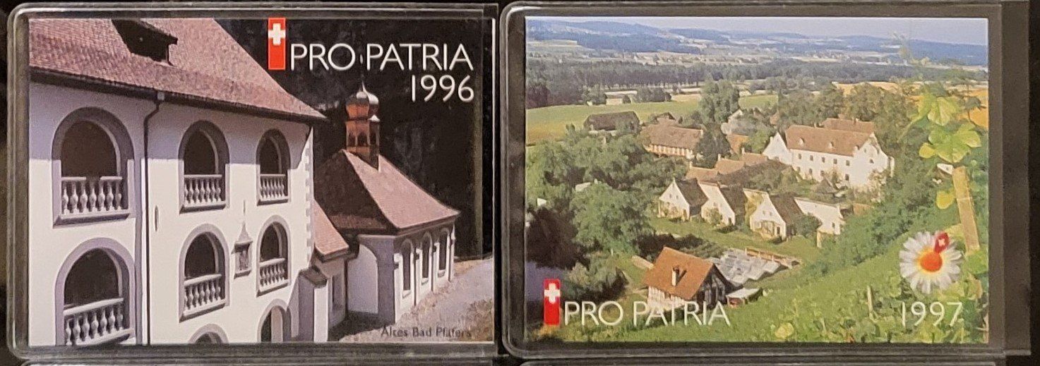 Alle Briefmarken: 10 Pro-Patria Markenheftchen, Nominal CHF 72.10, postfrisch – Neu und originalverpackt aus Castione von Rx-stamps 4