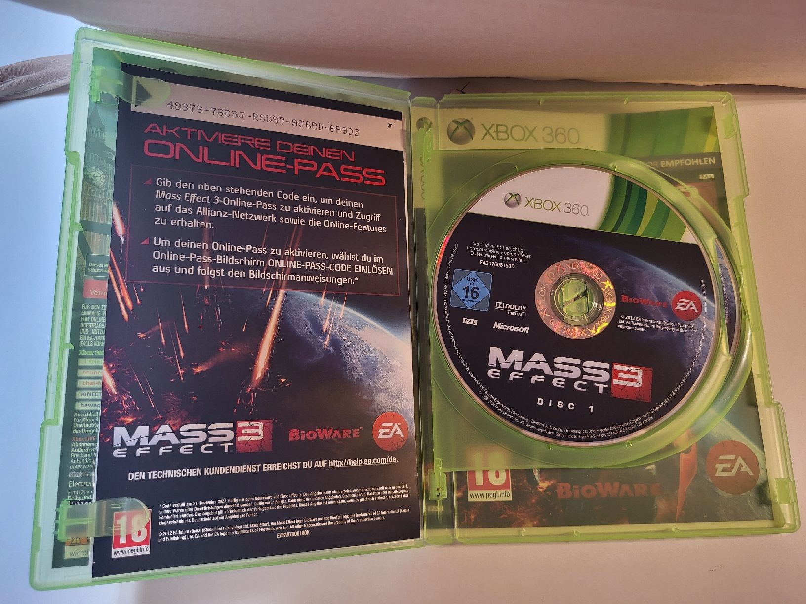 Giochi: Mass Effect 3 Xbox 360 - Gut erhalten! – Usato da Ettiswil venduto da beekeper13 2