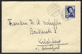 1936/37, J80 auf Brief von CASTAGNOLA ab 1 Fr. (15749)