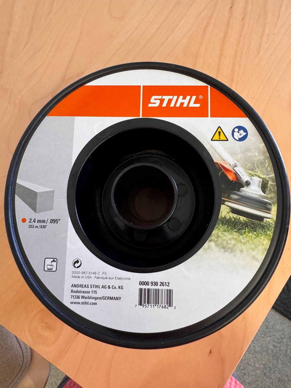 Stihl Alle Werkzeuge: Stihl Mähfaden quadratisch 2.4mm – Gebraucht aus Birmensdorf ZH von BurkisAG