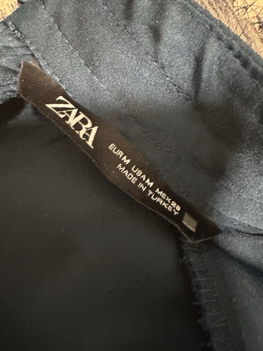 Zara Camicette: Zara Bluse dunkelblau Gr. M Spitzenbesatz – Nuovo (secondo la descrizione) da Glattbrugg venduto da SMusic98 4