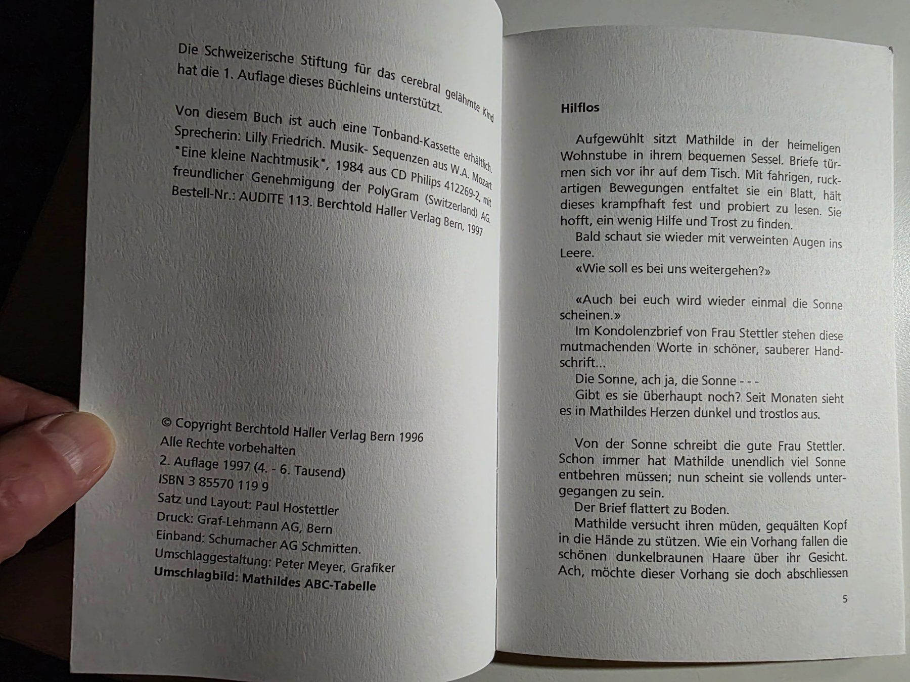 Livres: Mathilde, Mathilde - Frieda Habegger - 1997 – D'occasion à Walterswil BE par Lonitti 5