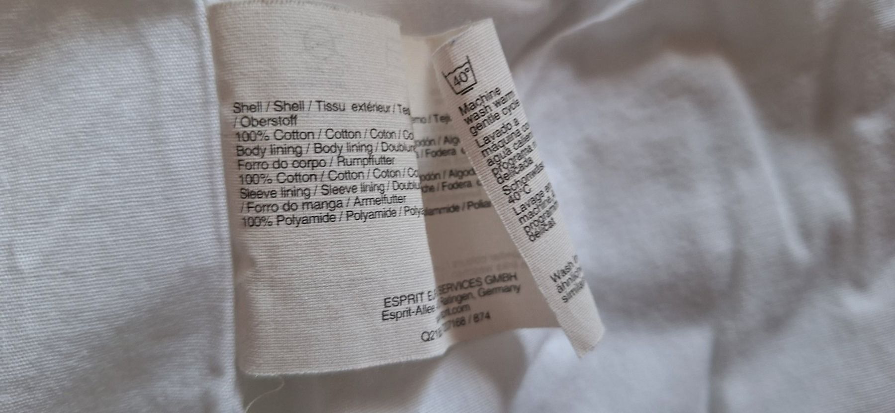 Esprit Giacche: Esprit, veste blanche – Nuovo (secondo la descrizione) da Lussery-Villars venduto da pousinete02 4