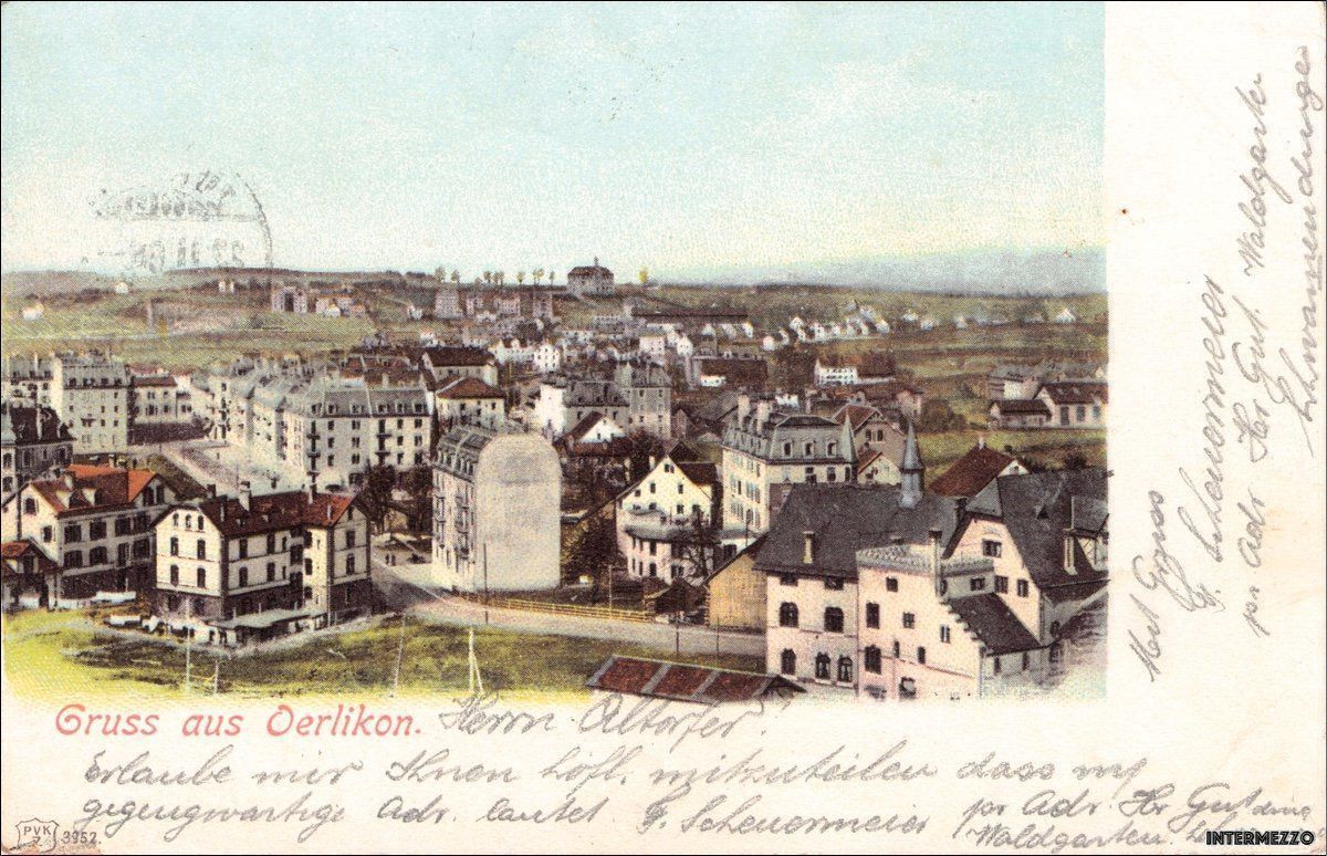 Ansichtskarten: Zürich // Gruss 1908 – Gebraucht aus Basel von intermezzo12