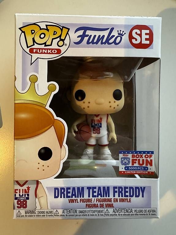 Statuette: Funko Pop Freddy Dream Team – Usato da villa luganese venduto da Massimo123456