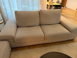 Canapé Poltronesofà Poviglio 3 places + pouf