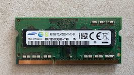 1x Samsung 4GB DDR3 PC3L-12800S-11-12-B4 für Laptop/NAS